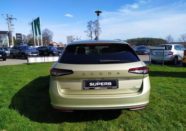 Skoda Superb cena 234100 przebieg: 9, rok produkcji 2024 z Korsze małe 106